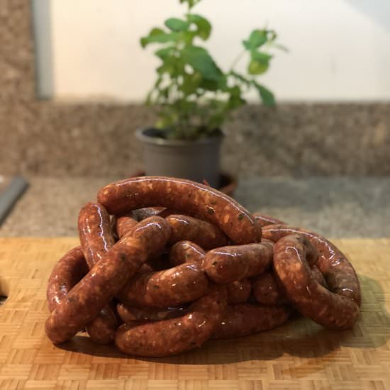 Home made Merguez sausages - Recipe photo by benwilder
