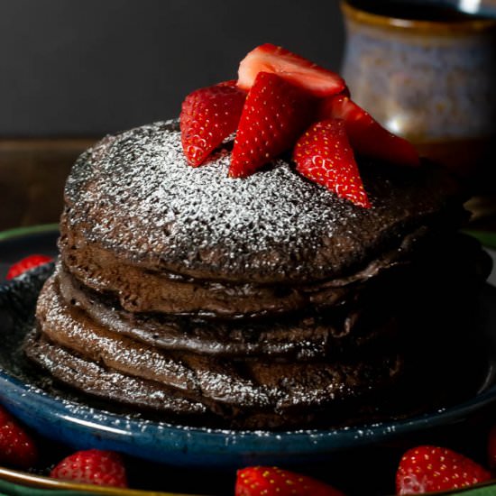 Chocolate Pancakes - Recipe photo by Flavor Mosaic