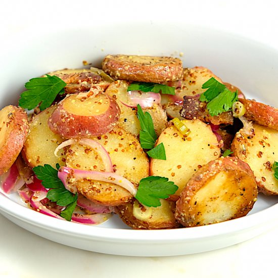 German Potato Salad - Recipe photo by SipsNibblesBites