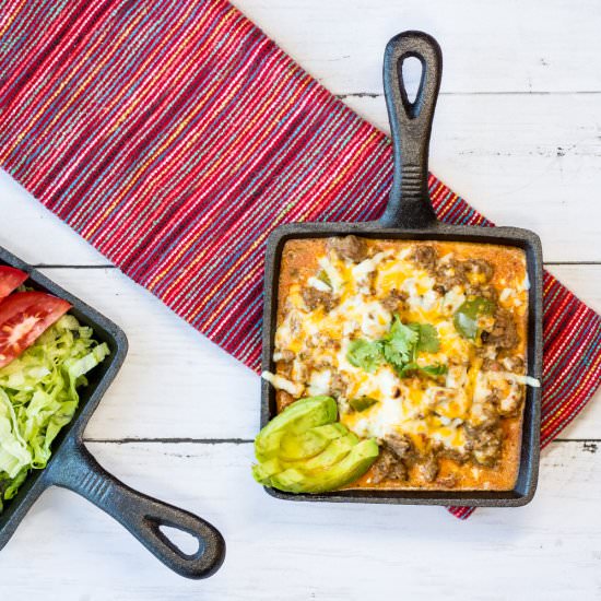Tex-Mex Beef Casserole - Recipe photo by jenn@cookwhatyoulove.com