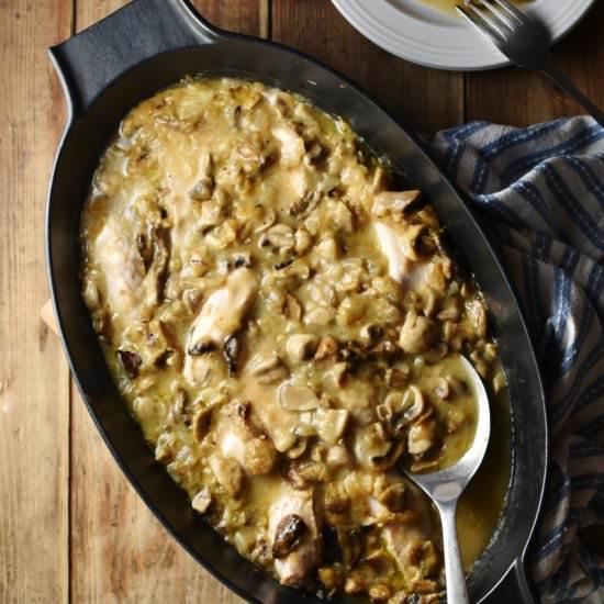 Chicken and Mushroom Casserole - Recipe photo by everydayhealthyrecipes