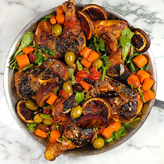 Moroccan grilled chicken - Recipe photo by SipsNibblesBites
