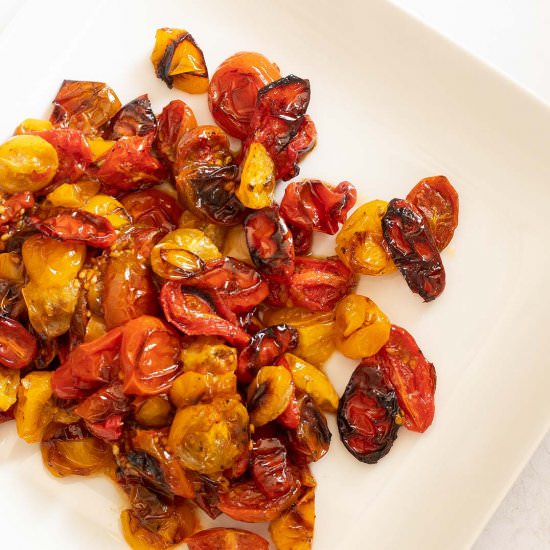 Roasted Cherry Tomatoes - Recipe photo by howdoyoufood.com