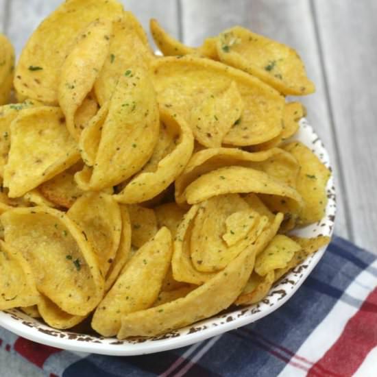 Slow Cooker Cowboy Ranch Corn Chips - Recipe photo by Skinny Sweets