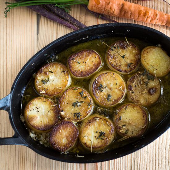 Fondant Potatoes - Recipe photo by Gday Souffle