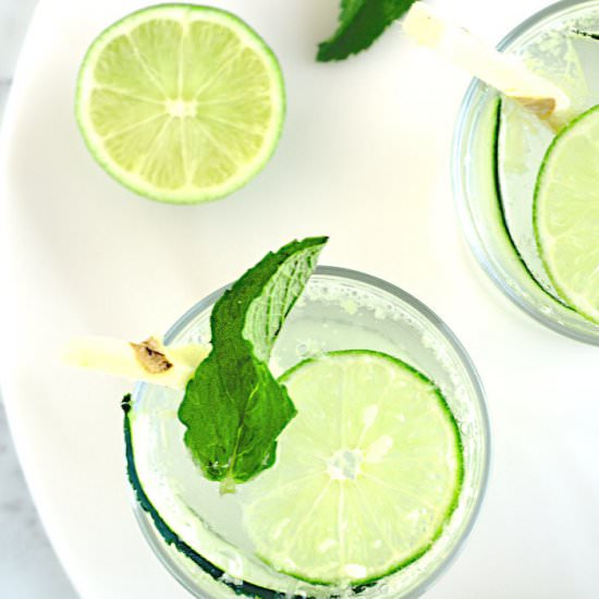 Cucumber Gin Fizz - Recipe photo by oliverealfood