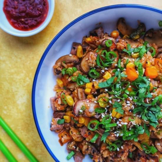 Kimchi Fried Rice - Recipe photo by mybfisgf