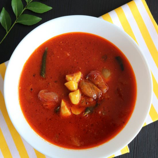 Poondu Kulambu - Recipe photo by sandhiya