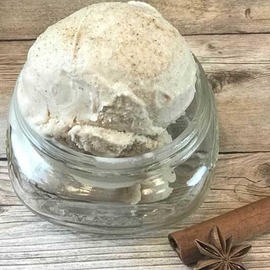 Chai Latte Ice Cream - Recipe photo by JamieinaKetoKitchen
