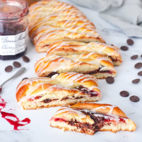 Cherry Chocolate Danish - Recipe photo by bakerbettie