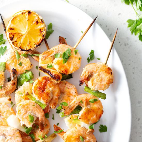 Grilled Garlic Shrimp - Recipe photo by foodfashionandfun
