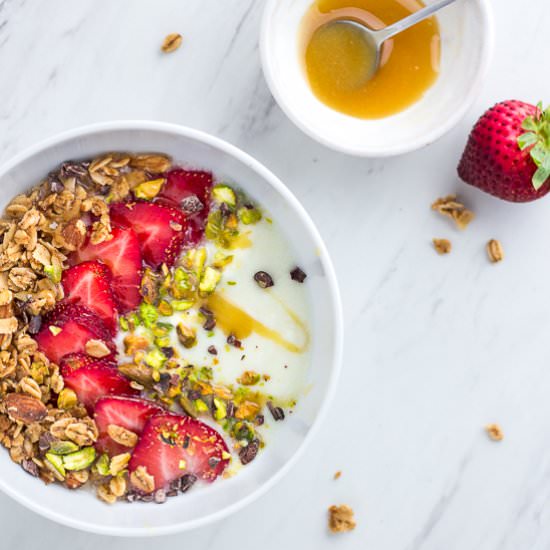 Homemade Vegan Vanilla Granola - Recipe photo by George Ahmed