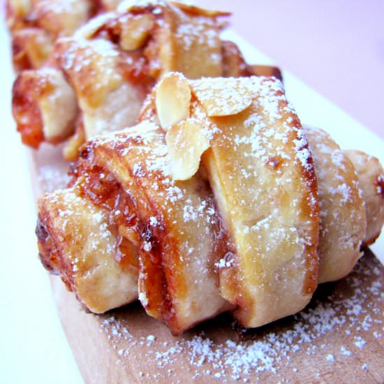 Almond Jam Rugelach Cookies - Recipe photo by lilcookieblog