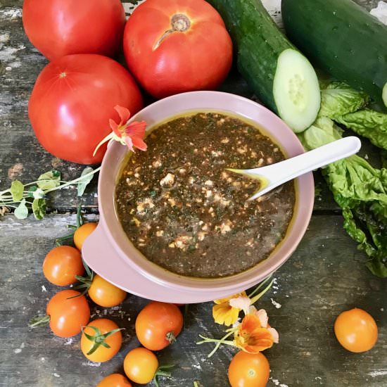 Feta Oregano Dressing - Recipe photo by the good eats co
