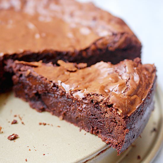 Gooey brownie pie - Recipe photo by evabakes