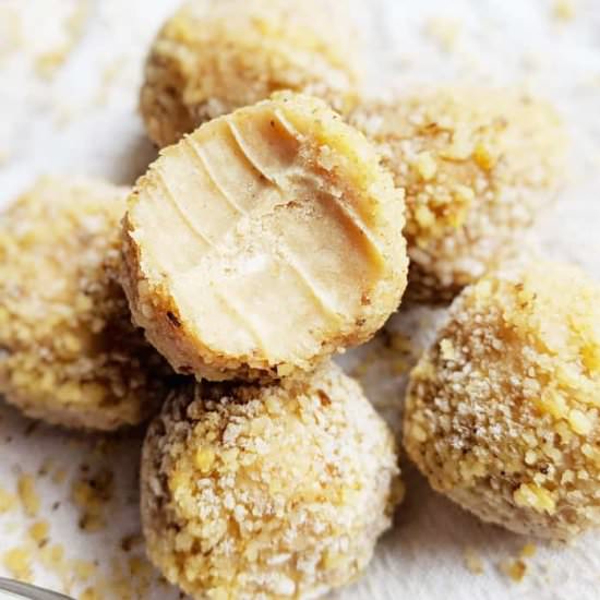 Peanut Butter Balls Keto Fat Bombs - Recipe photo by iSaveA2Z
