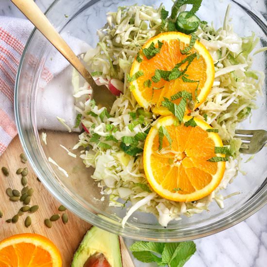 Easy Citrus Slaw Salad - Recipe photo by Freshplates