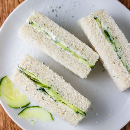 Cucumber Sandwiches - Recipe photo by My active kitchen