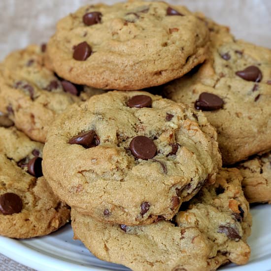 Walnut Chocolate Chip Cookies - Recipe photo by Bakes and Blunders