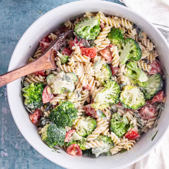 Vegan Pasta Salad - Recipe photo by TheCookReport