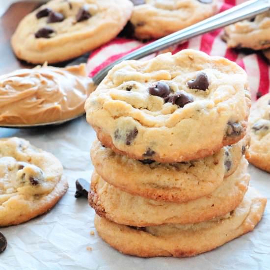 Peanut Butter Chocolate Chip Cookie - Recipe photo by TheAnthonyKitchen.com