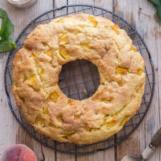 Easy Summer Peach Cake - Recipe photo by an italian in my kitchen