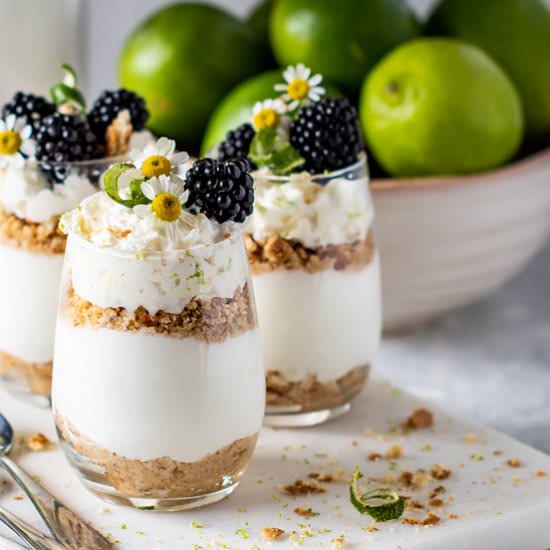 Greek Yogurt Key Lime Pie Parfait - Recipe photo by crazyinspiredlife