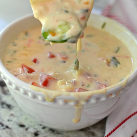 White Queso Dip - Recipe photo by Small Town Woman