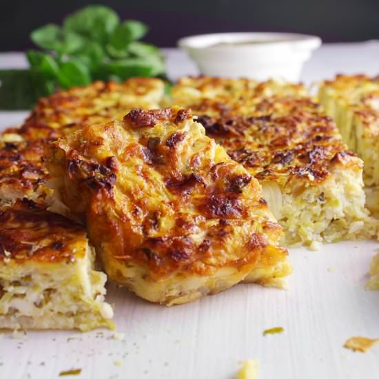 Crustless Zucchini Pie - Recipe photo by Sylia from 30 Days of Greek Food