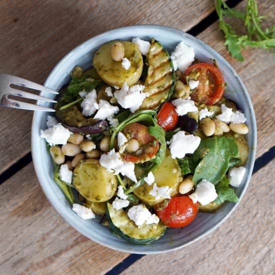 Mediterranean Potato Salad - Recipe photo by Blueberry Vegan