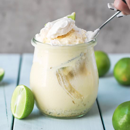 Healthy Key Lime Pie Cups - Recipe photo by dessertswithbenefits