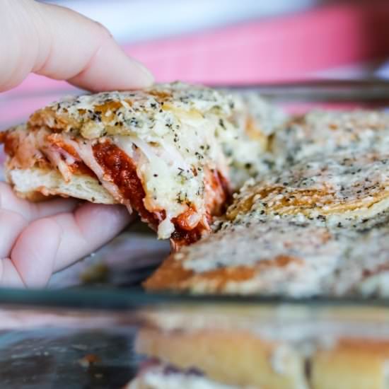 Chicken Parm Sliders - Recipe photo by CrayonsAndCravings