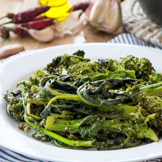 Sauteed Broccoli Rabe - Recipe photo by ItalianRecipeBook