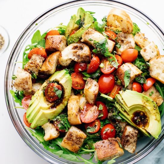Tuscan-Style Panzanella Salad - Recipe photo by asimplepalate