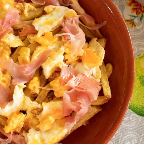 Ovos Rotos (Huevos Rotos) - Recipe photo by cozinhaalacarte