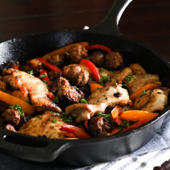 Chicken Scarpariello - Recipe photo by DailyAppetite