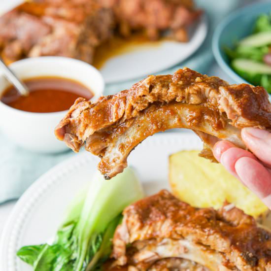 Bourbon Baby Back Ribs - Recipe photo by Dishesdelish