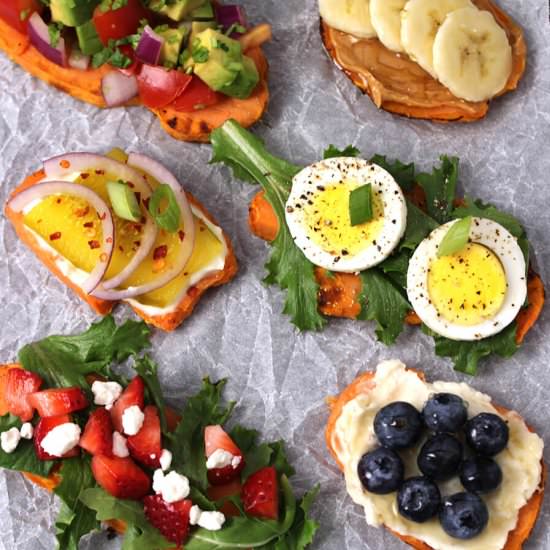 Sweet potato Toasts - Recipe photo by kushigalu