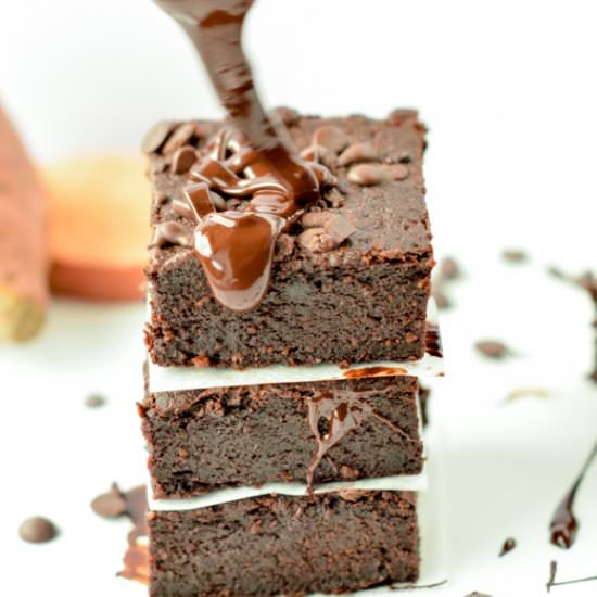Vegan Sweet potato brownies - Recipe photo by sweetashoneynz