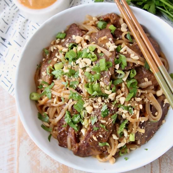 Thai Beef Noodle Bowl - Recipe photo by Whitney Bond