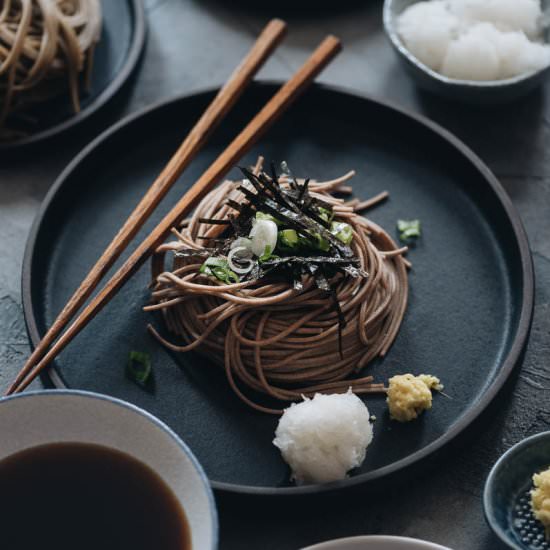 Vegan Zaru Soba - Recipe photo by gastroplant