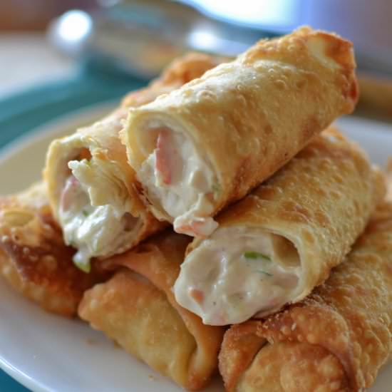 Crab Rangoon Egg Rolls - Recipe photo by Small Town Woman