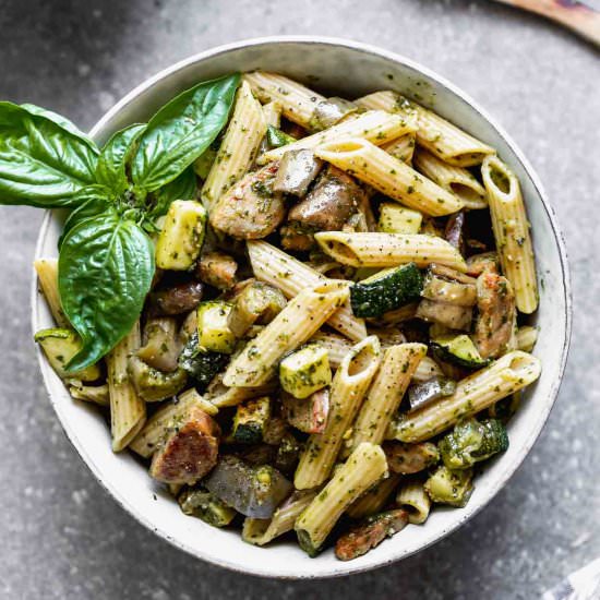 5-Ingredient Veggie Pasta - Recipe photo by cookingforkeeps