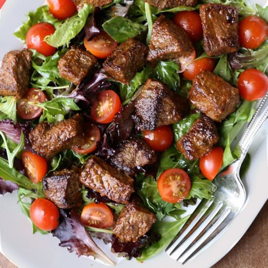 steak salad - Recipe photo by vered