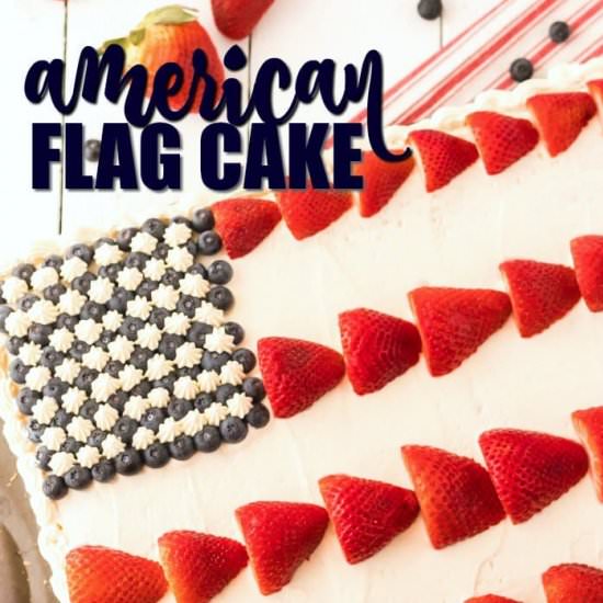 American Flag Cake - Recipe photo by Layne Henderson