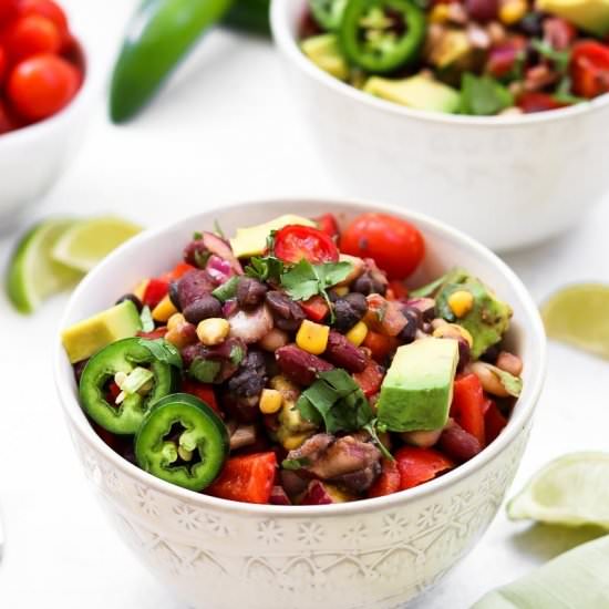 Mexican Three Bean Salad - Recipe photo by eatwithclarity