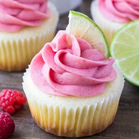 FLUFFY RASPBERRY LIME CUPCAKES - Recipe photo by sweetbasil