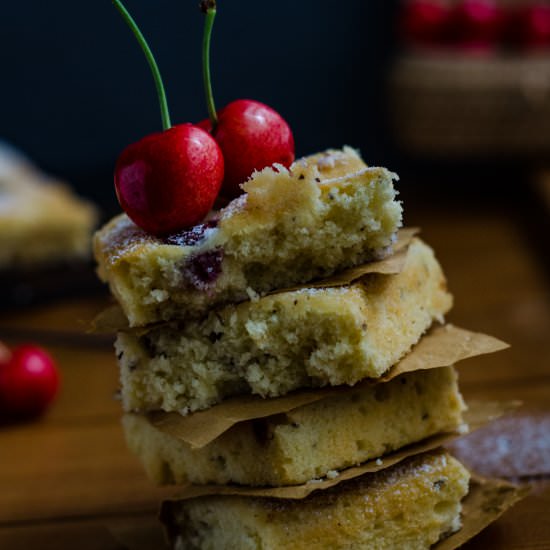 Cherry Coconut Cake - Recipe photo by sharmi02