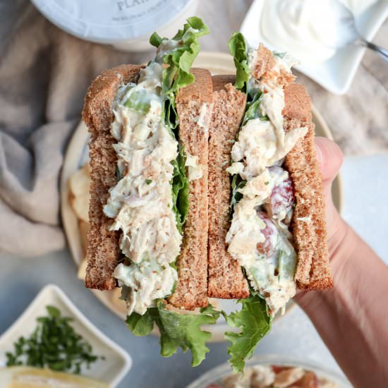 easy chicken salad - Recipe photo by Caits Plate