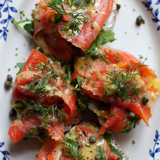 Smoked Salmon Appetizer Bites - Recipe photo by Nordic Provisions